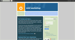 Desktop Screenshot of mintworkshop.blogspot.com