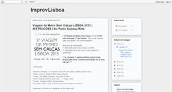 Desktop Screenshot of improvlisboa.blogspot.com