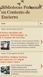 Mobile Screenshot of bibliotecasencontextodeencierro.blogspot.com