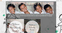 Desktop Screenshot of iscofoundation.blogspot.com