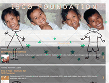 Tablet Screenshot of iscofoundation.blogspot.com