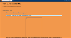 Desktop Screenshot of gkishanreddy.blogspot.com
