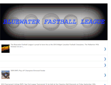 Tablet Screenshot of bluewaterfastballleague.blogspot.com