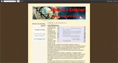 Desktop Screenshot of historiayenigmas.blogspot.com