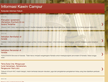 Tablet Screenshot of informasikkc-infohukum.blogspot.com