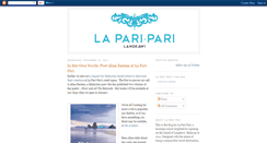 Desktop Screenshot of laparipari.blogspot.com