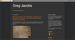 Desktop Screenshot of gregjacobs.blogspot.com