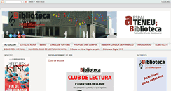 Desktop Screenshot of bibliotecadesantvicenc.blogspot.com