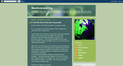 Desktop Screenshot of bluenovemberorg.blogspot.com