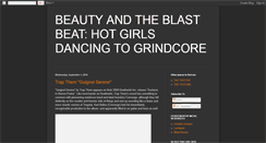 Desktop Screenshot of girlsdancingtogrindcore.blogspot.com