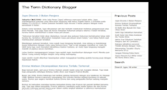 Desktop Screenshot of kamus-istilah-blogger.blogspot.com