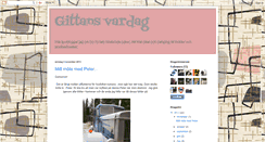Desktop Screenshot of gittansvardag.blogspot.com