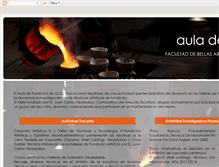 Tablet Screenshot of cursodefundicion.blogspot.com