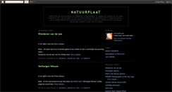 Desktop Screenshot of natuurplaat.blogspot.com