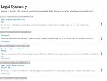 Tablet Screenshot of legalquandary.blogspot.com