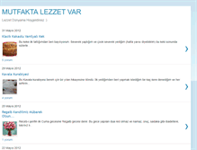 Tablet Screenshot of mutfaktalezzetvar.blogspot.com