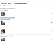 Tablet Screenshot of alferezabencerrajes.blogspot.com