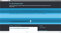 Desktop Screenshot of hr-developments.blogspot.com