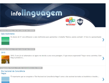Tablet Screenshot of infolinguagem.blogspot.com