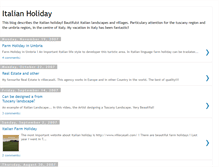 Tablet Screenshot of italian-holiday-italy.blogspot.com