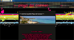 Desktop Screenshot of playadelcarmen2.blogspot.com