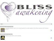 Tablet Screenshot of blissawakening.blogspot.com