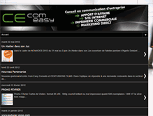 Tablet Screenshot of comeasyconseilentreprise.blogspot.com
