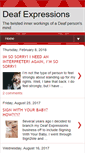 Mobile Screenshot of deafexpressions.blogspot.com