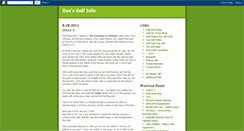 Desktop Screenshot of golfnerd.blogspot.com