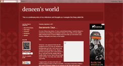 Desktop Screenshot of deneensworld.blogspot.com