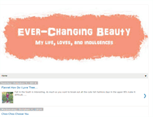 Tablet Screenshot of everchangingbeauty.blogspot.com