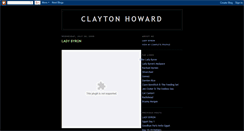 Desktop Screenshot of claytonhoward.blogspot.com