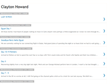 Tablet Screenshot of claytonhoward.blogspot.com