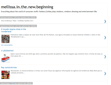 Tablet Screenshot of mellissathenewbeginning.blogspot.com
