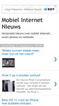 Mobile Screenshot of mobielinternetnieuws.blogspot.com