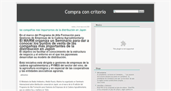 Desktop Screenshot of compraconcriterio.blogspot.com