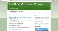 Desktop Screenshot of crosswordcorner.blogspot.com