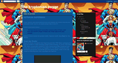 Desktop Screenshot of kryptonianspirit.blogspot.com