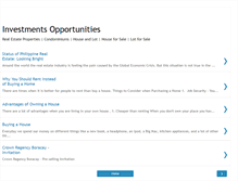Tablet Screenshot of investmentsopportunities.blogspot.com
