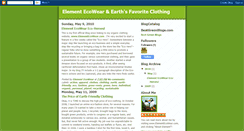 Desktop Screenshot of elementecowear.blogspot.com