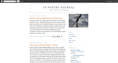 Desktop Screenshot of ifpoetryjournal.blogspot.com