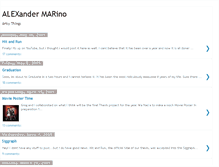 Tablet Screenshot of alexmarino.blogspot.com