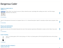 Tablet Screenshot of codedanger.blogspot.com