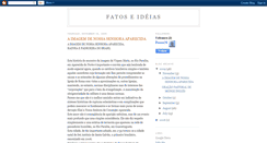 Desktop Screenshot of fatos-e-ideias.blogspot.com