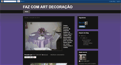 Desktop Screenshot of fazcomartdecoracao.blogspot.com