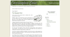 Desktop Screenshot of carringtoncain.blogspot.com