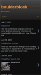 Mobile Screenshot of boulderblock.blogspot.com