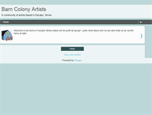 Tablet Screenshot of barncolony.blogspot.com