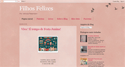 Desktop Screenshot of filhosfelizes.blogspot.com