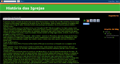 Desktop Screenshot of historiadasigrejas.blogspot.com